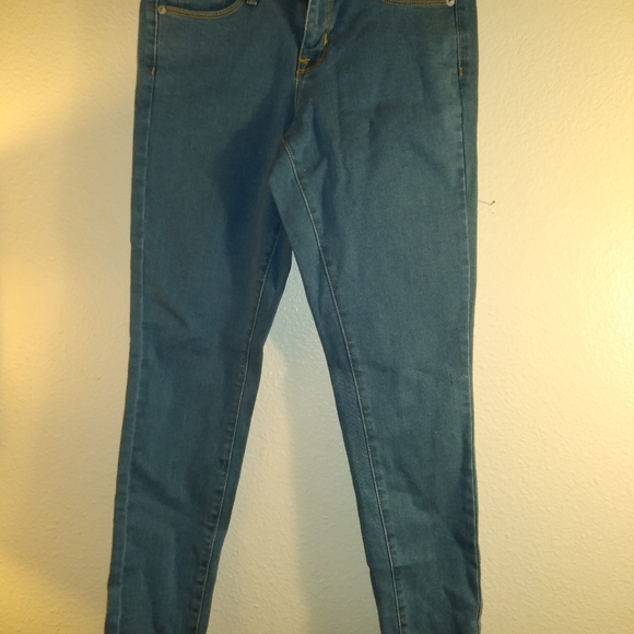 Mid-rise skinny jeans denim size 26 power stretch - Picture 7 of 7